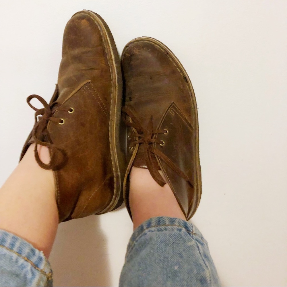Leather Desert Boots